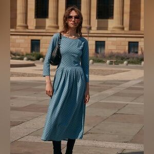 Free People Two Timin Midi Dress- Size XL